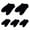 Black, variant on Men 5 Pairs Ankle Socks Soft Sweat Absorbent Cotton Unisex Low Cut Sports Tab Socks for Ourdoor Activities