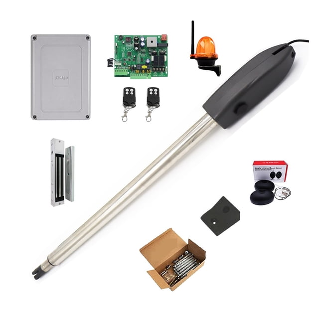 Automatic Gate Opener Kit Light Duty Single Gate Operator For Single Swing Up To 19 Feet OR 660 Pounds Gate Motor ,Long Lasting
