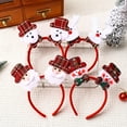 thumbnail image 2 of ABPWLY Toys Light Up Santa Claus Headband for Christmas Party Decoration Holiday Lighted Headdress for Kids and Adults Festive Accessory Outdoor Games, 2 of 4
