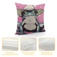 thumbnail image 4 of Chilfamy Funky  Frog Pillows Throw Pillows, Decor Pillow Covers ,Cowgirl Gifts,Cowgirl Pillow,Western Room Decor for Teen Girls, Western Pillows Decorative Throw Pillows, 4 of 5