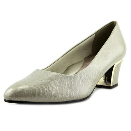 Soft Style by Hush Puppies Deanna Women Round Toe Synthetic Ivory Heels