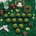 thumbnail image 2 of Efavormart 12 Pack | 2" Handmade Natural Gold Glittered Twig Rattan Balls Wedding Decoration Birthday Party Arrangement, 2 of 11