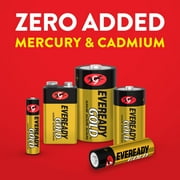 Eveready Gold Alkaline AA Batteries, 4 Pack of Double A Batteries