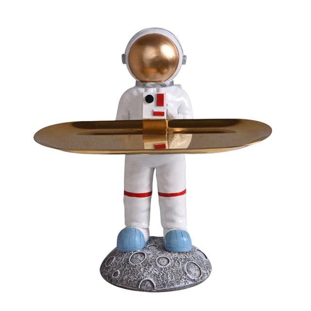 GROWTH TANK Creative Astronaut Statue Ornament Trinkets for Decoration D