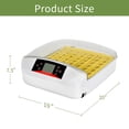 thumbnail image 4 of SUNCOO 56 Eggs Digital Incubator Hatcher with Automatic Egg Turning Temperature Control for Chicken Ducks Goose Birds Turkey Poultry Hatching W/Illumination and LED Display, 4 of 8