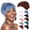 Blue, variant on Brown African Women Turban Caps polyester Chemo Head Wraps, Cancer Headwear, Twisted India Hats, Assorted Colors One Size