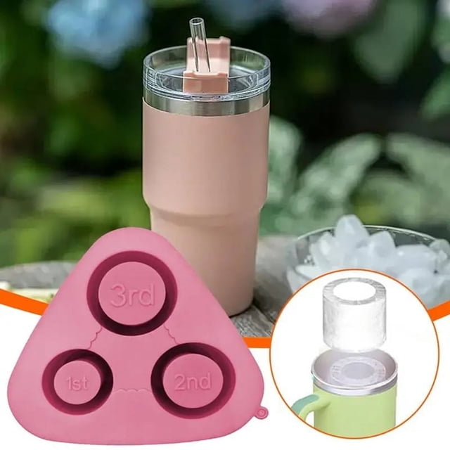 Molde de silicona para bandeja de hielo cilíndrica para hacer hielo hueco