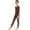 Brown, variant on Rswnyirn Kids Girls Boys One-piece Gymnastics Full Body Jumpsuit Unitard Sport Athletic Leotard White 7-8