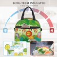 thumbnail image 5 of Xecao African Animals in the Jungle Print Insulated Lunch Box, Lunch Cags Lunch Bag Featuring An Adjustable Shoulder Strap, 5 of 5