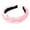 Pink, variant on Aocisk Fashion Headband for Hair Accessories - Textured Braided Soft Wide Design Versatile Hair Fashion for All Seasons for Decoration and Securing Hair Black1 One Size