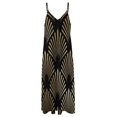 thumbnail image 4 of design Art Déco - fans de Luxe III Robe Sans Manches Robes d'Anniversaire pour Femmes Robe Femme, 4 of 4