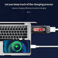 thumbnail image 5 of 3X USB Tester Current Voltage Charger Capacity Tester Volt Meter Display USB Current Voltage Test Card Adapter,3 x USB Tester,Gray-Black, 5 of 6