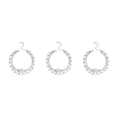 thumbnail image 3 of Jumpingount tobillera con cuentas hoja en capas ajustable estilo simple accesorio de moda decoración pulseras de tobillo para niñas adolescentes plata Type1 NO1 Jumpingount CBP253070, 3 of 6
