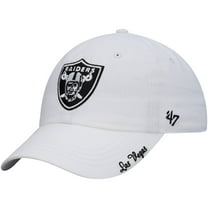 Women's '47 White Las Vegas Raiders Miata Clean Up Primary Adjustable Hat