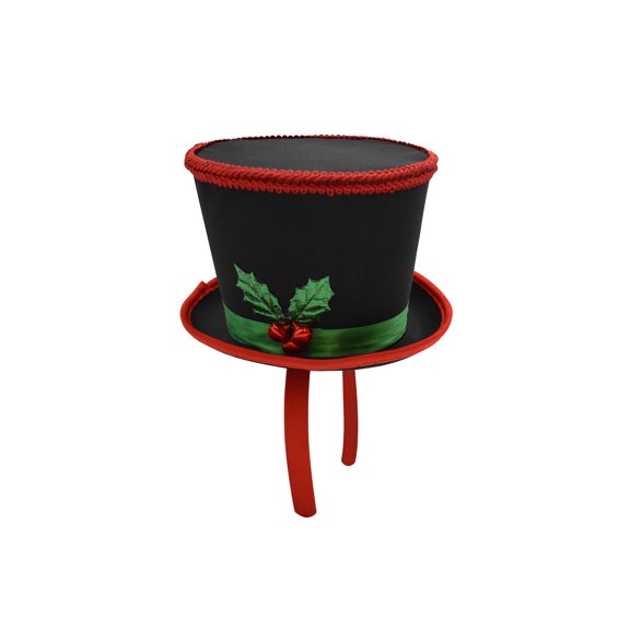 Mini Snowman Caroler Top Hat Headband Christmas Mistletoe Holly Berries Costume