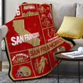 thumbnail image 5 of Football Blanket Ultra Soft Flannel Throw Blankets Lightweight Warm Travel Blanket Football Gifts 50"x40", 5 of 6