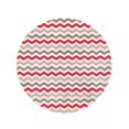 thumbnail image 2 of JSDART 60 inch Round Beach Towel Blanket Colorful Baby Red Brown White Chevron Pattern Colors Digital Travel Circle Circular Towels Mat Tapestry Beach Throw, 2 of 2