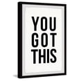 thumbnail image 2 of Marmont Hill You Got This V Framed Wall Art, 12.00" x 1.50", 2 of 6