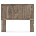thumbnail image 2 of Signature Design by Ashley Stanziford Queen Brown Wood Headboard, Traditional Panel Headboard with Hickory Grain, 2 of 5