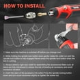 thumbnail image 6 of ‎Power Rotary Tool Kit, 3.7V Cordless Mini Grinder Multi-Tool Set for Drilling Grinding Polishing Engraving and Cutting, Red, 6 of 6
