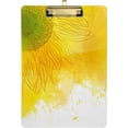 thumbnail image 1 of FMSHPON Sunflower Clipboard Hardboard Wood Nursing Clip Board and Pull for Standard A4 Letter 13x9 inches, 1 of 8