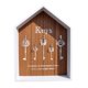 thumbnail image 4 of Portallaves de madera para pared, ganchos para llaves, organizador, colgador de llaves, 25x5,5x33,5 cm, multifuncional, hecho a mano, para regalo de , marrón, 4 of 8