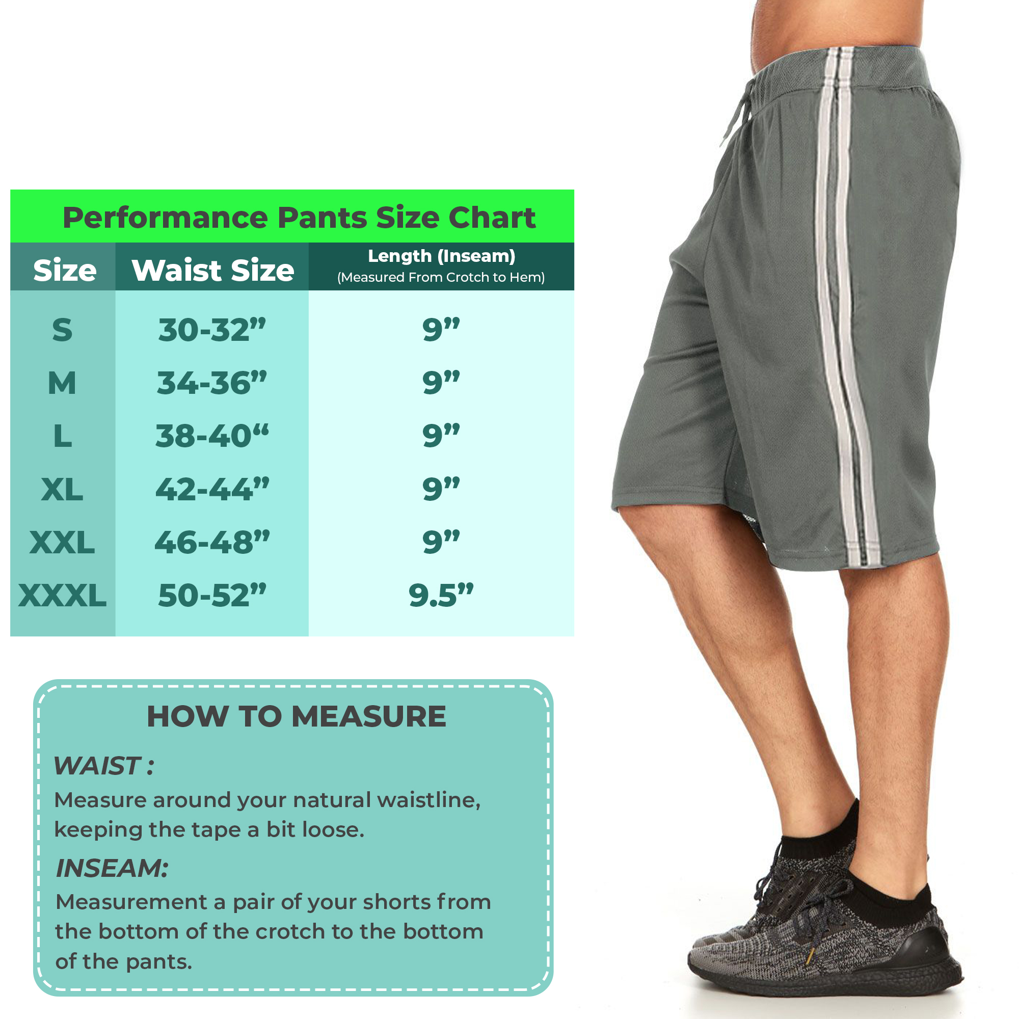 Men's and Big Men's 9" Active Shorts, Mesh Athletic Gym shorts with pockets, Sizes up to 3X - image 2 of 5