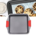 thumbnail image 3 of Baking Pan, Inadhesive   Coating Oven Pan Convenient Practical  for Bakery for Kitchen A 106 Quadrate Baking Pan with Handle, 3 of 8