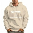 thumbnail image 4 of Men's 100% Cotton BOSTON B Hoodie 330g Thick Pocket Hood, 4 of 16