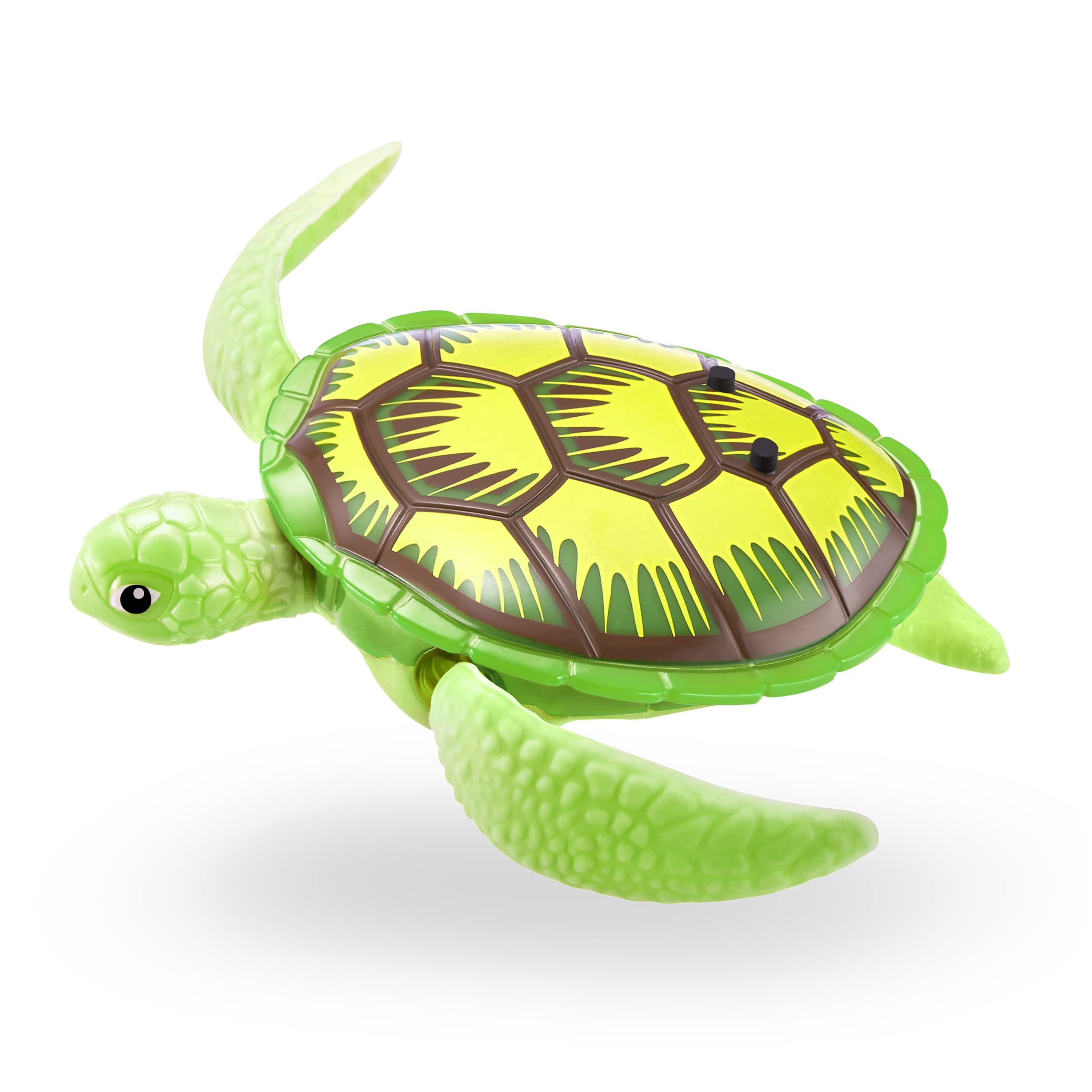 ROBO ALIVE Robo Turtle Robotic Swimming Turtle (Green + Pink) by ZURU Water Activated, Comes with Batteries, Exclusive (2 Pack) Green + Pink