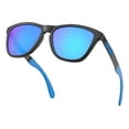 thumbnail image 5 of Oakley OO9428-1955 Frogskins Mix Sunglasses Matte Black Frame Prizm Sapphire Polarized, 5 of 6