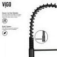 thumbnail image 2 of VIGO Laurelton Single Handle Pull-Down Sprayer Kitchen Faucet in Matte Black, 2 of 12