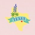 thumbnail image 2 of CafePress - Texas State Outline Bluebonnet Flower Long Sleeve - Long Sleeve Infant T-Shirt, 2 of 2