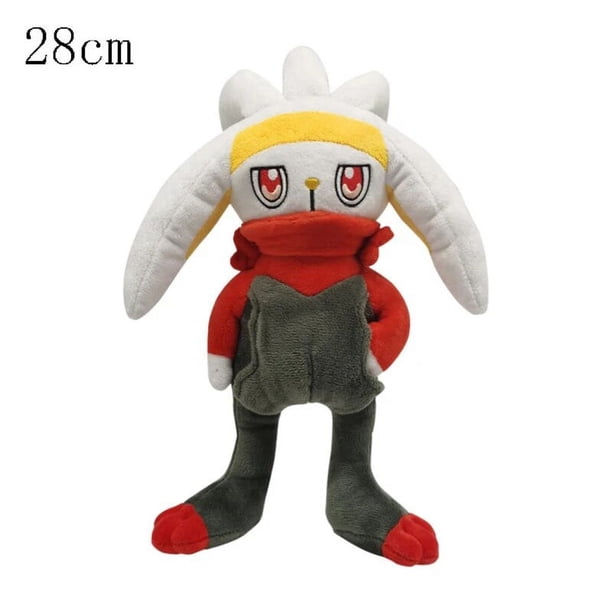 Juguetes de peluche de espada y escudo Pokémon Cinderace, muñeca de peluche Scorbunny Evolution Raboot, conejo Kawaii, regalo de Navidad para niños, nuevo
