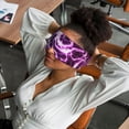 thumbnail image 6 of Yiaed Blue Lightning Print Sleep Mask Blackout - Soft Eye Cover for Sleeping with Adjustable Veclro Breathable Eye Blindfold for Night Nap Travel, 6 of 7