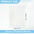 thumbnail image 2 of 100 Pcs Photocard Sleeves, 70 x 100mm Kpop Card Protector Holder, Transparent, 2 of 5