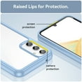 thumbnail image 5 of SaniMore Samsung Galaxy A05 Case (6.7" 2023 Release), Soft Shockproof TPU Bumper Crystal-clear PC Back No-yellowing Anti-drop Ultra-slim Lightweight Rugged Cover For Samsung A05, Blue, 5 of 7