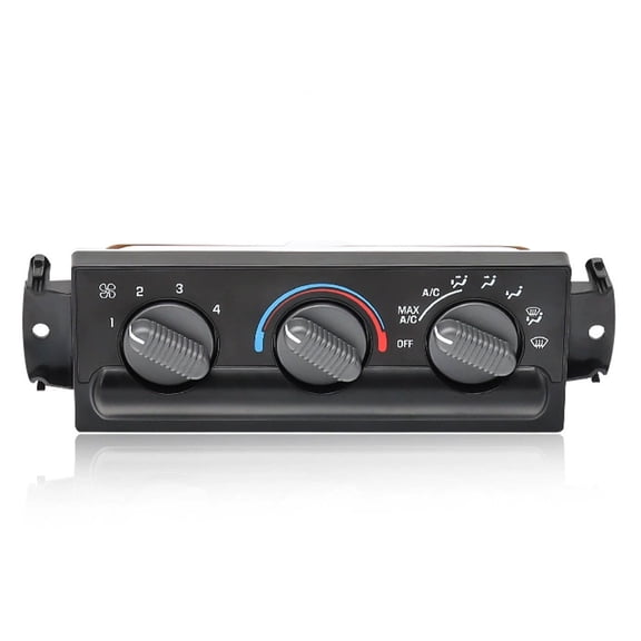 Car Climate Heater Switch Control Panel for Chevrolet GMC 1998-2005 OE:1623939-A 16250545 15098964-black