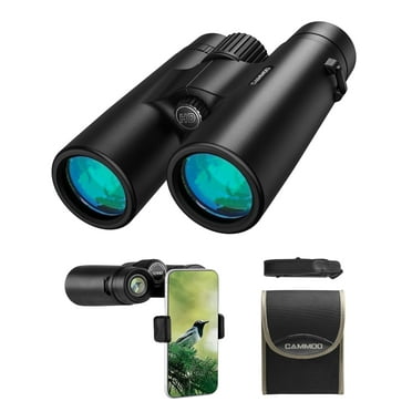 12x42 Binoculars for Adult High Powered,Binocular with Low Light Vision,Compact Waterproof Fogproof Binoculars for Bird Watching Hunting Travel Large Field BAK4 Prism & FMC Lens