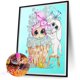 thumbnail image 2 of Pintura de diamante 5D DIY Taladro redondo completo Chica Perro Kit Decoración del hogar Arte Artesanía FLhrweasw Nuevo, 2 of 9