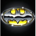thumbnail image 2 of Batman Metallic Emblem Toddler Boy's Black Short-Sleeve T-shirt-3T, 2 of 7