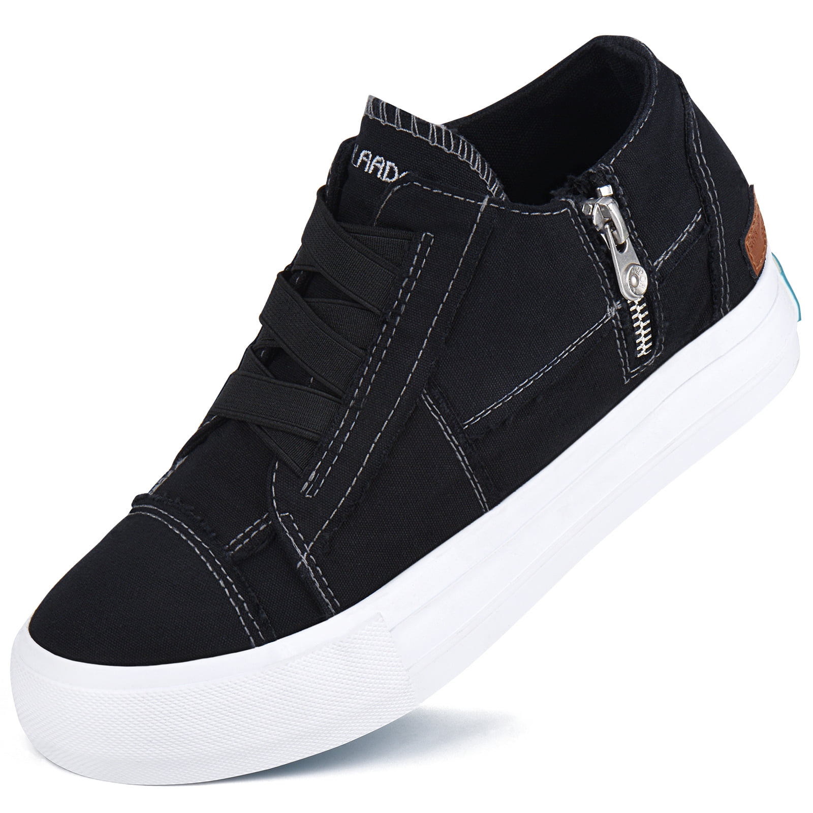 Hidden wedge slip on sneakers sales