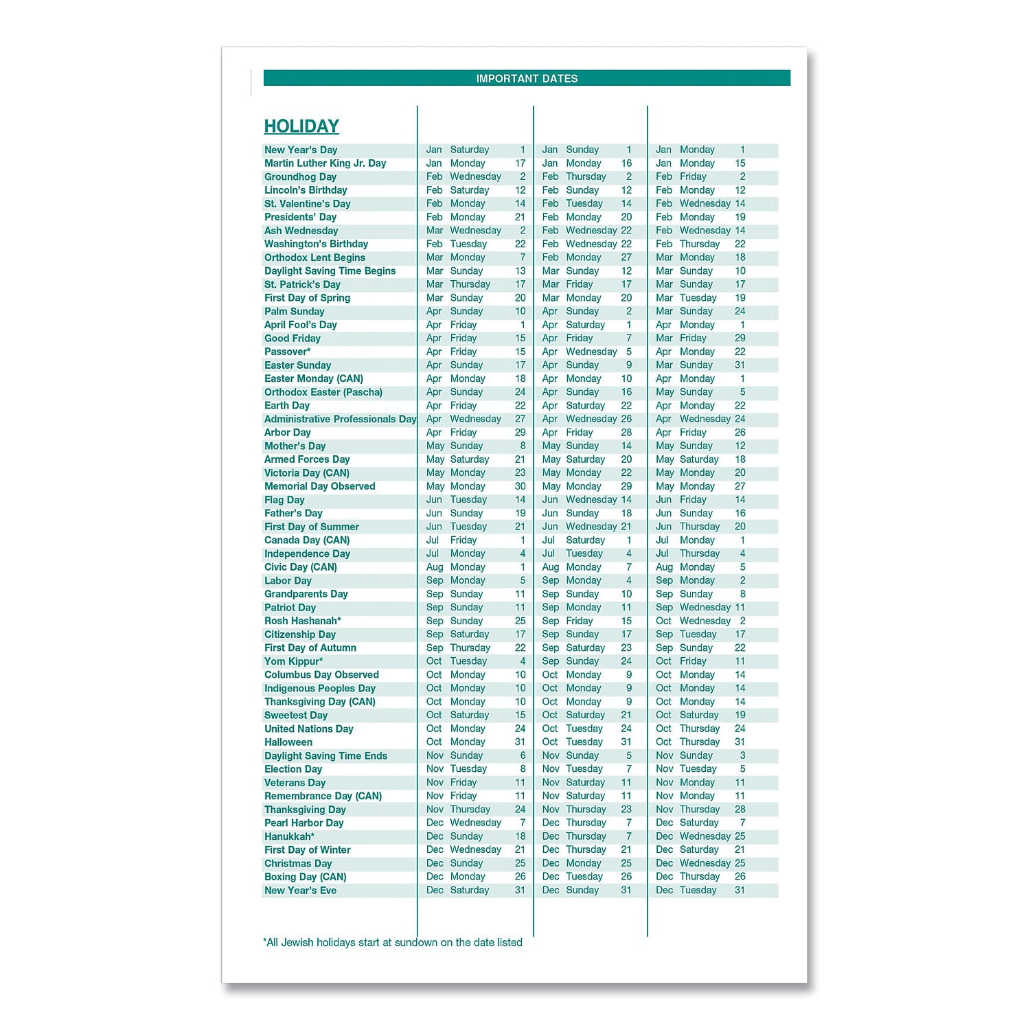 2024-2025 House of Doolittle 8 x 5 Express Track Recycled Weekly Appt Book/Monthly Planner