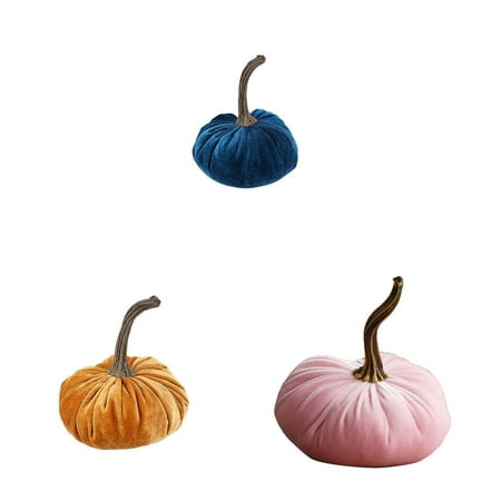 

1 pc Handmade Velvet Pumpkins Stuffed Pumpkin with Exquisite Small Ornament Choir Ornament Ornament Pretty Matrix Ornament Small Christmas Ornament Paramedic Ornament Metallic Ornament Set Ornament