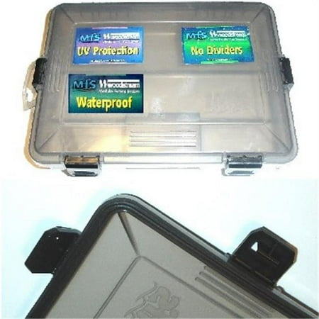 Reliance REL-D0044043 Woodstream MFS Standard Smoke No Rib Tackle Box Half Size