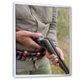 thumbnail image 2 of Designart "Hunt'S Firearm Barrel And Bullets I" Hunting & Fishing Floater Framed Wall Decor, 2 of 5