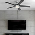 thumbnail image 2 of Westinghouse Lighting  52 in. Comet 5-Blade Indoor Ceiling Fan, Dimmable LED Light Fixture with Frosted Glass, Brushed Nickel, 2 of 8