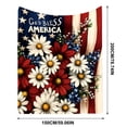 thumbnail image 3 of Independence Day Blanket Festive Flannel Blanket Soft Warm Throw Blanket For Home Sofa Bed Holiday Decoration, 3 of 9