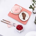 thumbnail image 4 of Silicone Kitchen Table Mat with Drainage Design - Heat Resistant Tableware Pad - Waterproof Dishwashing Draining Mat for Hot Pots - Non-Slip Countertop Protector with Hanging Hole, 4 of 4
