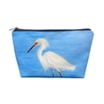 thumbnail image 2 of Betsy Drake Interiors Stalking Snowy Egret Pouch 8.5x6, 2 of 2